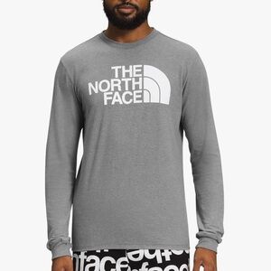 Long-sleeve Grey North face Shirt